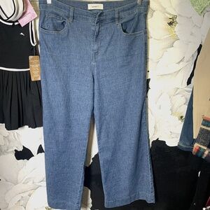 Level 99 size 31 lightweight cropped denim jean comfy, stretchy